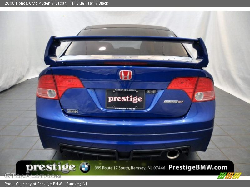 Fiji Blue Pearl / Black 2008 Honda Civic Mugen Si Sedan