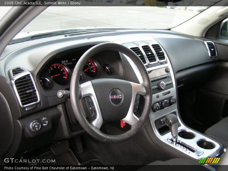 Summit White / Ebony 2008 GMC Acadia SLE