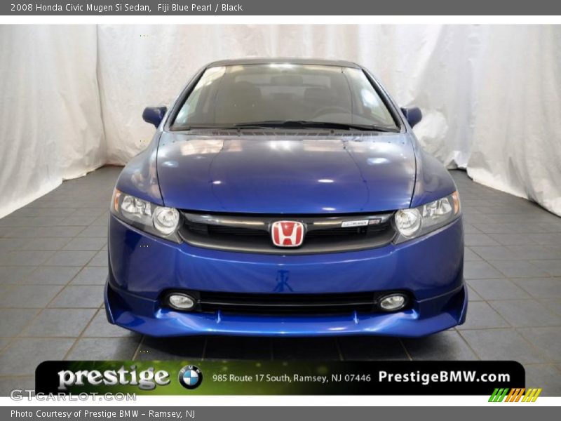 Fiji Blue Pearl / Black 2008 Honda Civic Mugen Si Sedan
