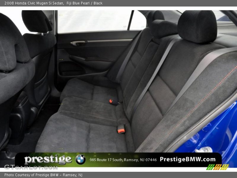 Fiji Blue Pearl / Black 2008 Honda Civic Mugen Si Sedan
