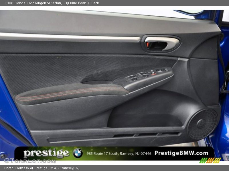 Fiji Blue Pearl / Black 2008 Honda Civic Mugen Si Sedan