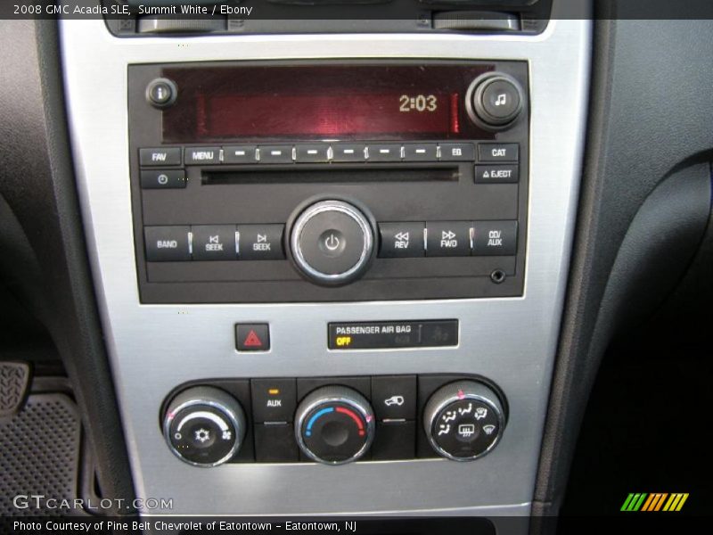 Summit White / Ebony 2008 GMC Acadia SLE
