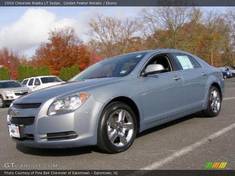 Golden Pewter Metallic / Ebony 2009 Chevrolet Malibu LT Sedan
