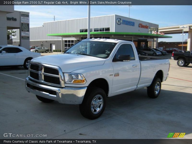 Bright White / Dark Slate/Medium Graystone 2010 Dodge Ram 2500 SLT Regular Cab 4x4