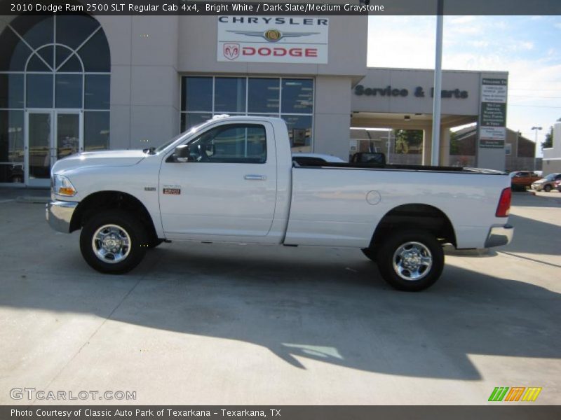 Bright White / Dark Slate/Medium Graystone 2010 Dodge Ram 2500 SLT Regular Cab 4x4