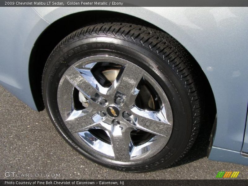 Golden Pewter Metallic / Ebony 2009 Chevrolet Malibu LT Sedan