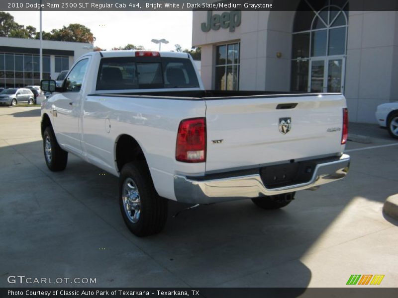 Bright White / Dark Slate/Medium Graystone 2010 Dodge Ram 2500 SLT Regular Cab 4x4