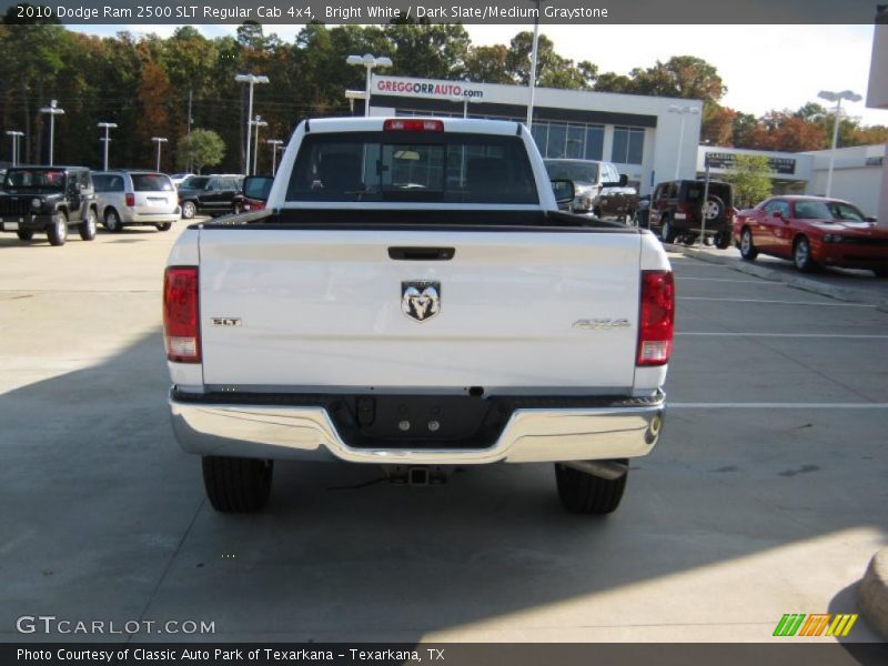 Bright White / Dark Slate/Medium Graystone 2010 Dodge Ram 2500 SLT Regular Cab 4x4