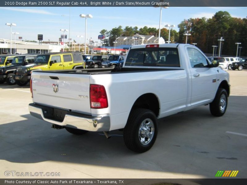Bright White / Dark Slate/Medium Graystone 2010 Dodge Ram 2500 SLT Regular Cab 4x4