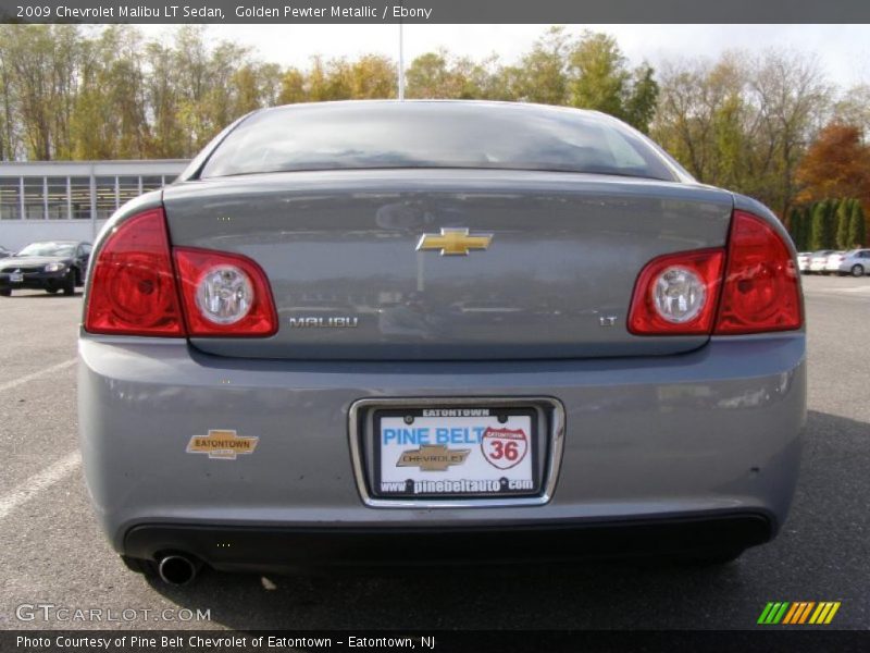 Golden Pewter Metallic / Ebony 2009 Chevrolet Malibu LT Sedan