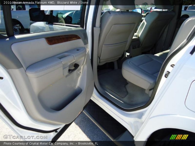Blizzard White / Stone 2010 Nissan Armada Platinum 4WD