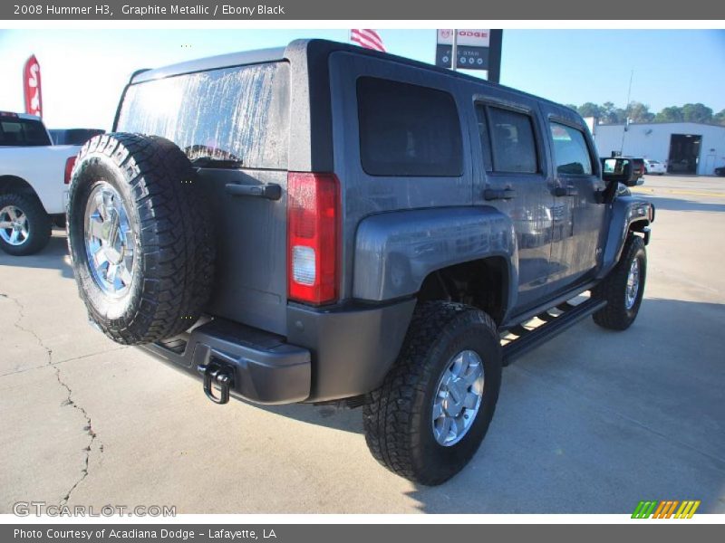 Graphite Metallic / Ebony Black 2008 Hummer H3