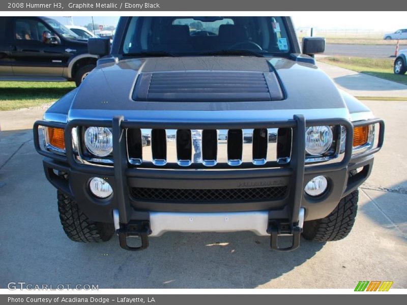 Graphite Metallic / Ebony Black 2008 Hummer H3