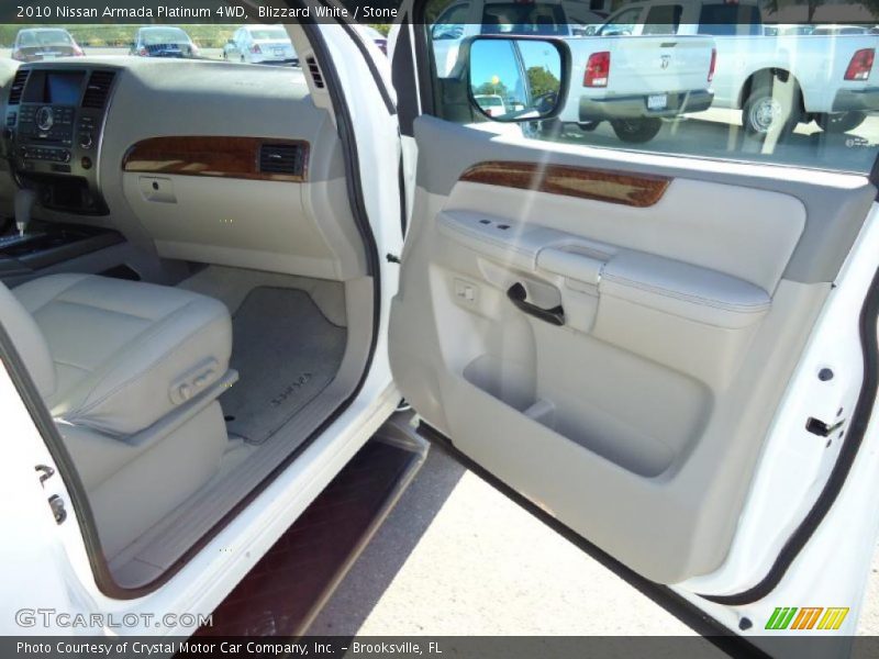 Door Panel of 2010 Armada Platinum 4WD