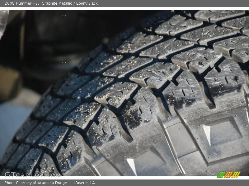 Graphite Metallic / Ebony Black 2008 Hummer H3