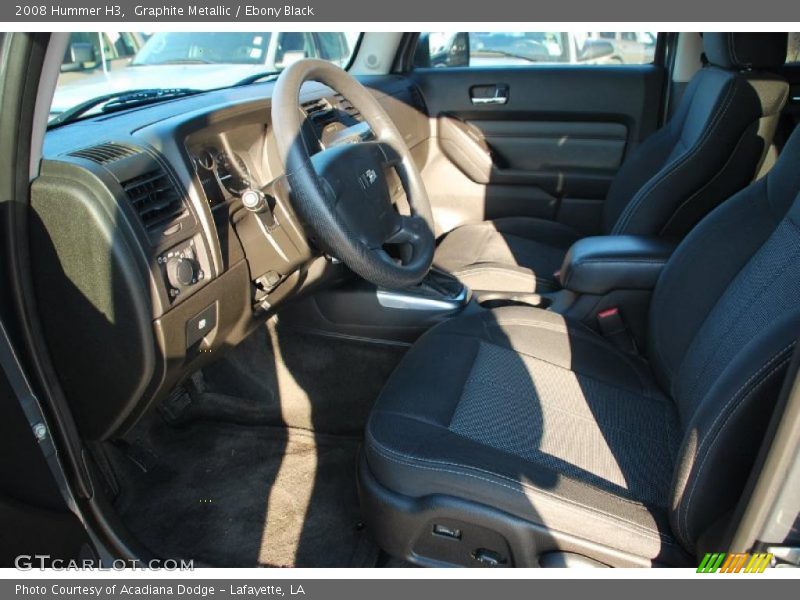 Graphite Metallic / Ebony Black 2008 Hummer H3