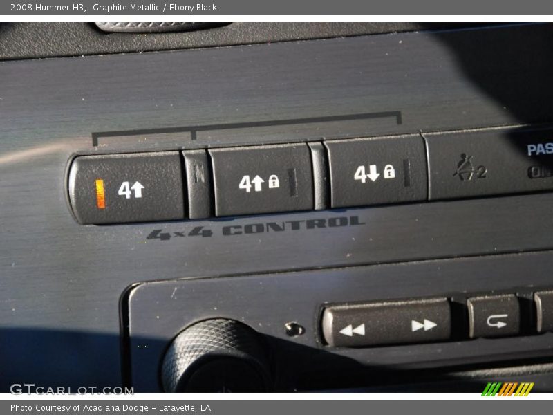 Graphite Metallic / Ebony Black 2008 Hummer H3