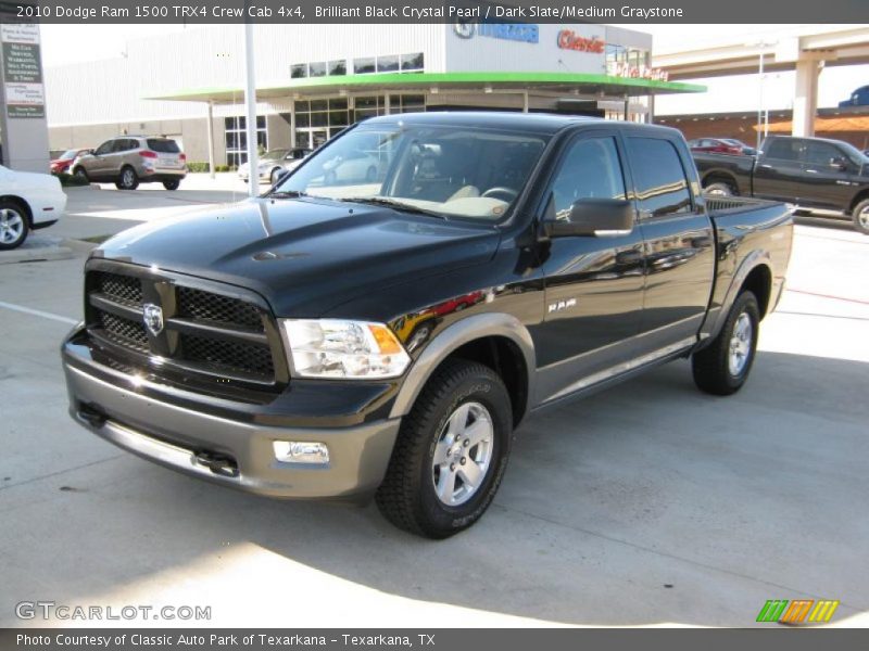 Front 3/4 View of 2010 Ram 1500 TRX4 Crew Cab 4x4