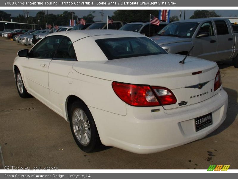 Stone White / Dark Slate Gray/Light Slate Gray 2008 Chrysler Sebring Touring Hardtop Convertible