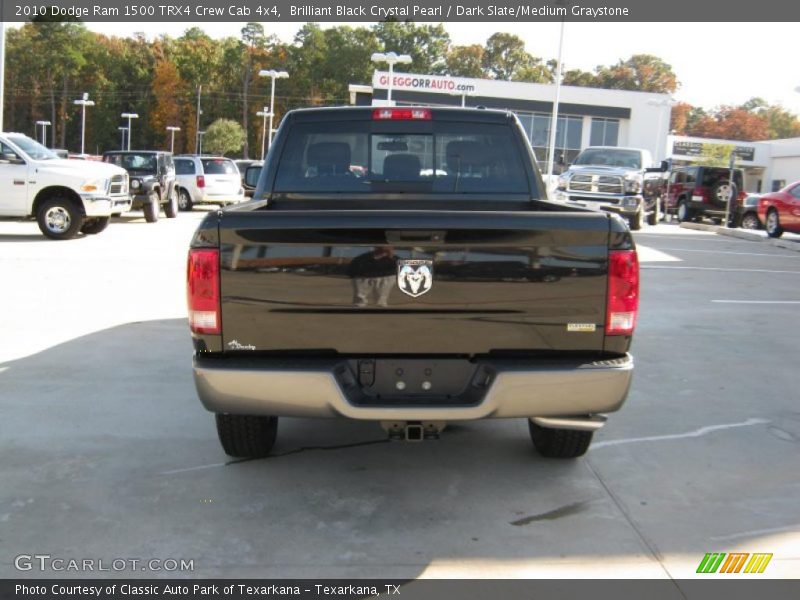 Brilliant Black Crystal Pearl / Dark Slate/Medium Graystone 2010 Dodge Ram 1500 TRX4 Crew Cab 4x4