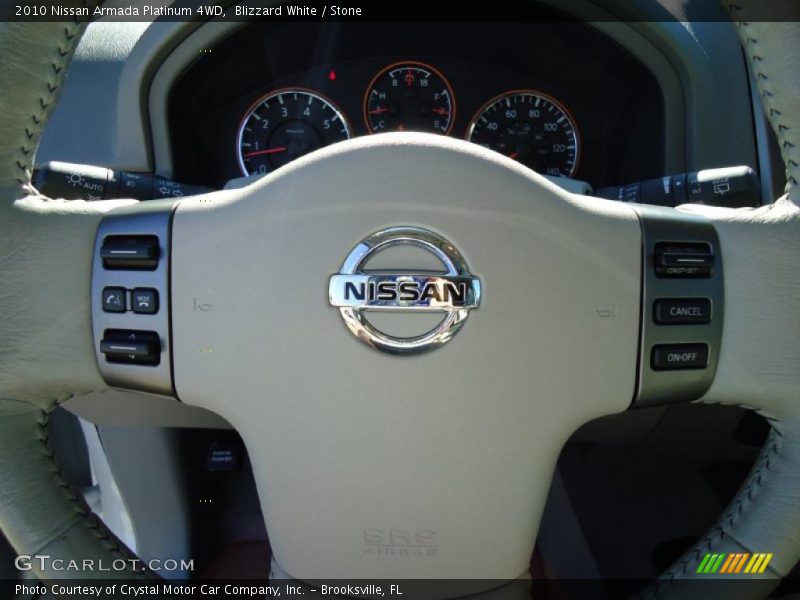  2010 Armada Platinum 4WD Steering Wheel