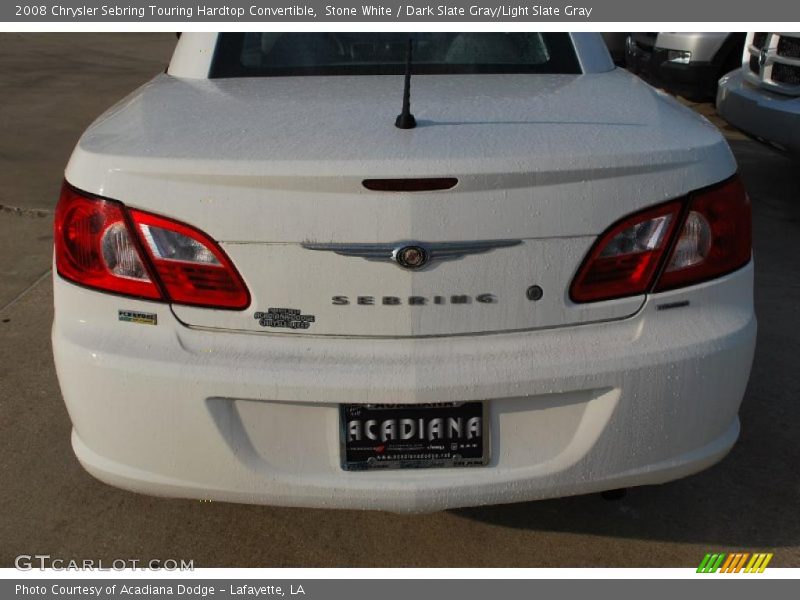 Stone White / Dark Slate Gray/Light Slate Gray 2008 Chrysler Sebring Touring Hardtop Convertible