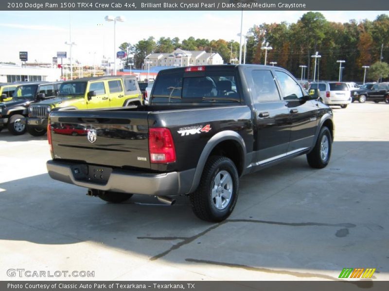 Brilliant Black Crystal Pearl / Dark Slate/Medium Graystone 2010 Dodge Ram 1500 TRX4 Crew Cab 4x4