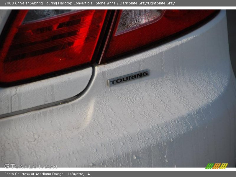 Stone White / Dark Slate Gray/Light Slate Gray 2008 Chrysler Sebring Touring Hardtop Convertible