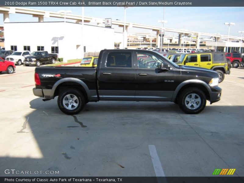 Brilliant Black Crystal Pearl / Dark Slate/Medium Graystone 2010 Dodge Ram 1500 TRX4 Crew Cab 4x4