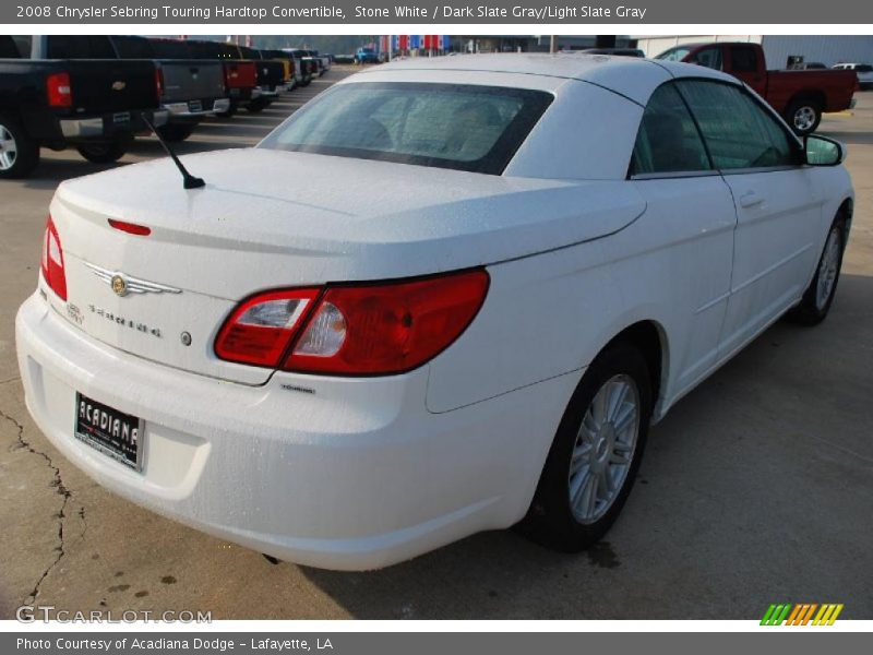 Stone White / Dark Slate Gray/Light Slate Gray 2008 Chrysler Sebring Touring Hardtop Convertible