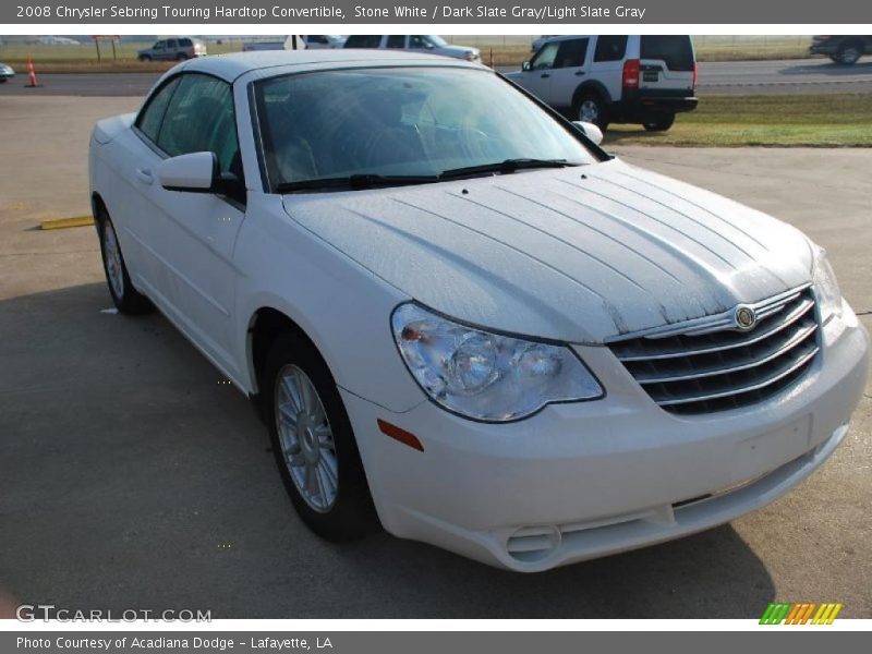 Stone White / Dark Slate Gray/Light Slate Gray 2008 Chrysler Sebring Touring Hardtop Convertible