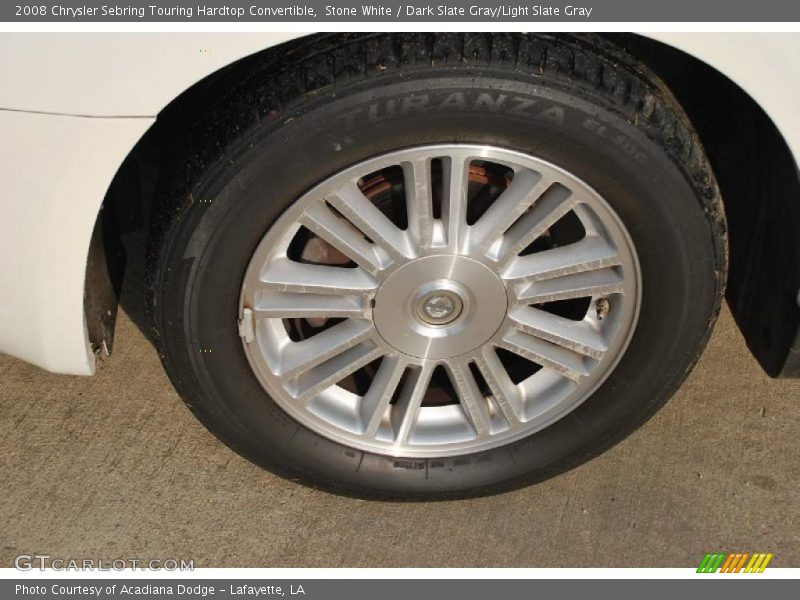 Stone White / Dark Slate Gray/Light Slate Gray 2008 Chrysler Sebring Touring Hardtop Convertible