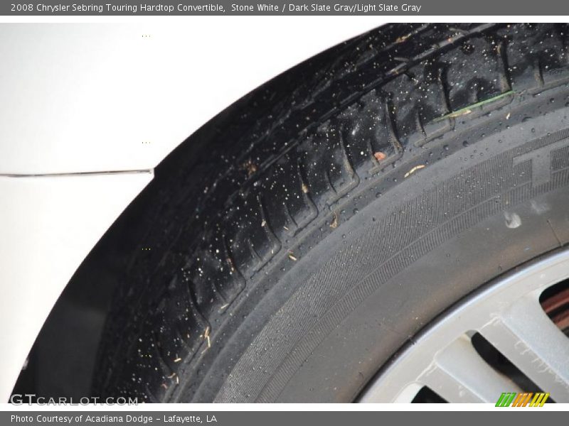 Stone White / Dark Slate Gray/Light Slate Gray 2008 Chrysler Sebring Touring Hardtop Convertible