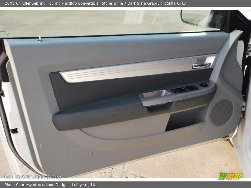 Stone White / Dark Slate Gray/Light Slate Gray 2008 Chrysler Sebring Touring Hardtop Convertible
