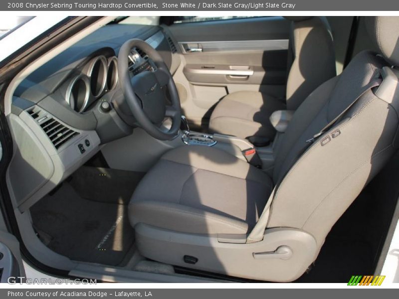 Stone White / Dark Slate Gray/Light Slate Gray 2008 Chrysler Sebring Touring Hardtop Convertible