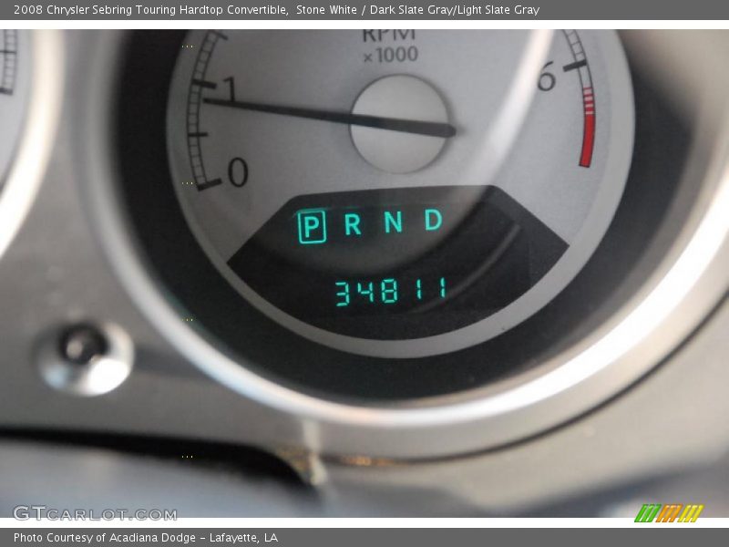 Stone White / Dark Slate Gray/Light Slate Gray 2008 Chrysler Sebring Touring Hardtop Convertible