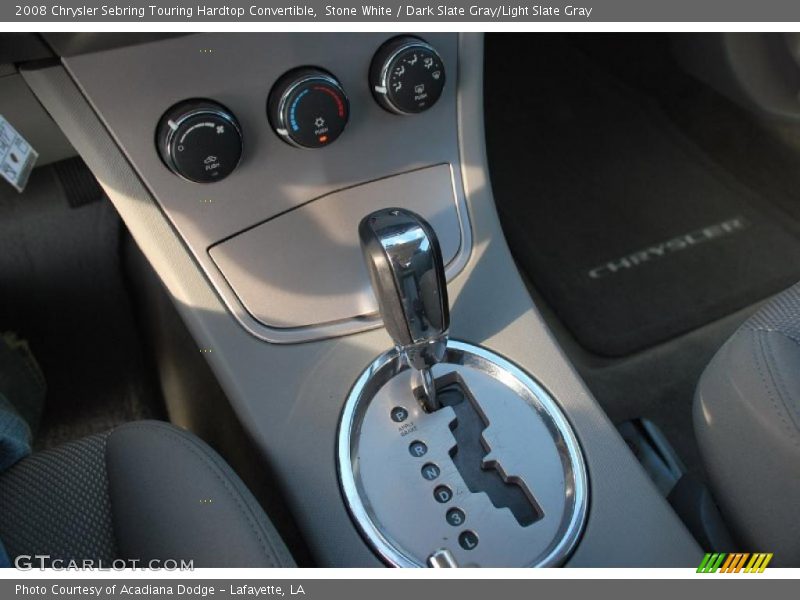 Stone White / Dark Slate Gray/Light Slate Gray 2008 Chrysler Sebring Touring Hardtop Convertible