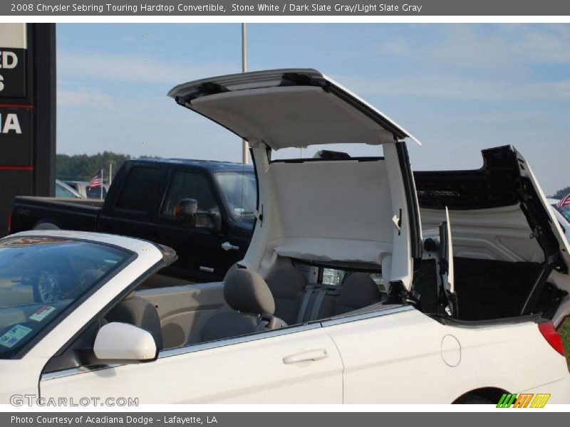 Stone White / Dark Slate Gray/Light Slate Gray 2008 Chrysler Sebring Touring Hardtop Convertible