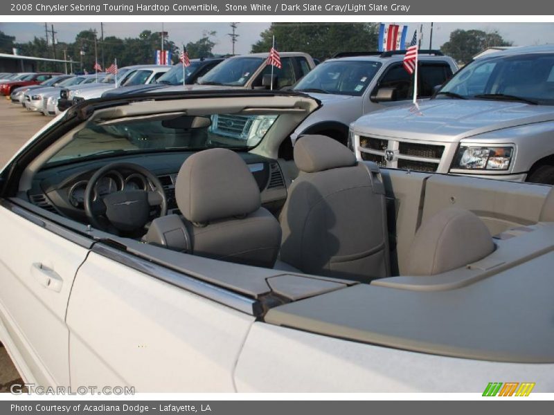 Stone White / Dark Slate Gray/Light Slate Gray 2008 Chrysler Sebring Touring Hardtop Convertible