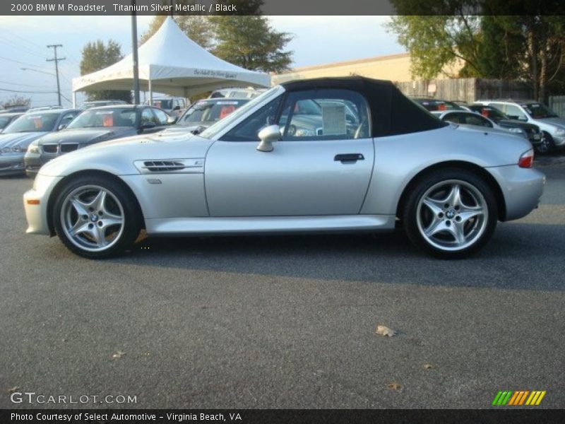 Titanium Silver Metallic / Black 2000 BMW M Roadster