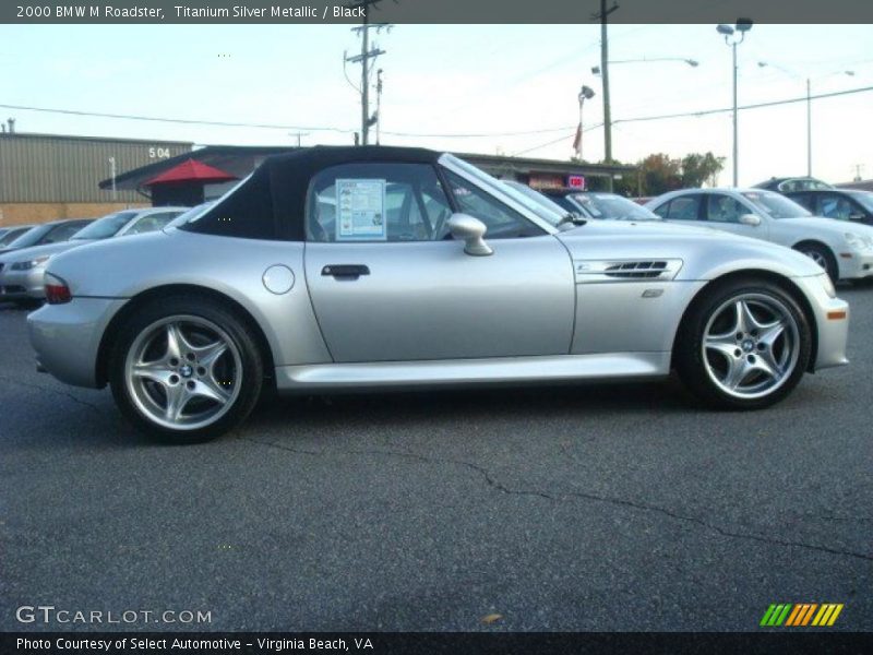 Titanium Silver Metallic / Black 2000 BMW M Roadster