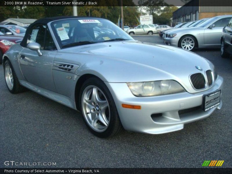 Titanium Silver Metallic / Black 2000 BMW M Roadster