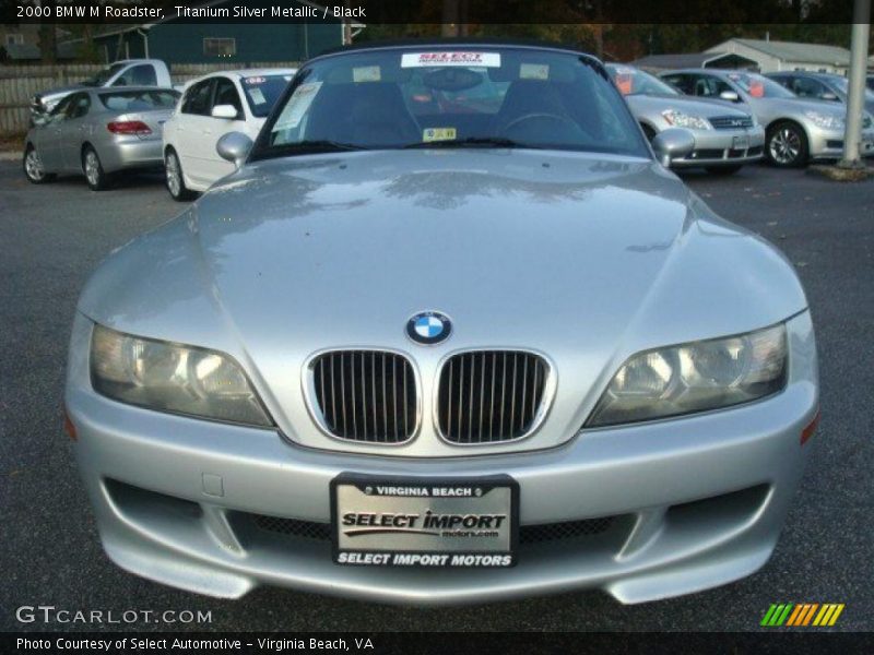 Titanium Silver Metallic / Black 2000 BMW M Roadster