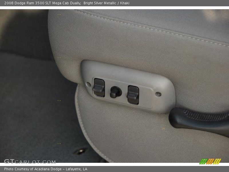 Bright Silver Metallic / Khaki 2008 Dodge Ram 3500 SLT Mega Cab Dually