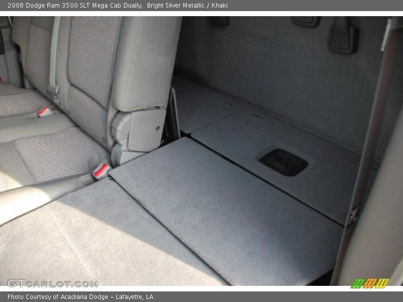 Bright Silver Metallic / Khaki 2008 Dodge Ram 3500 SLT Mega Cab Dually
