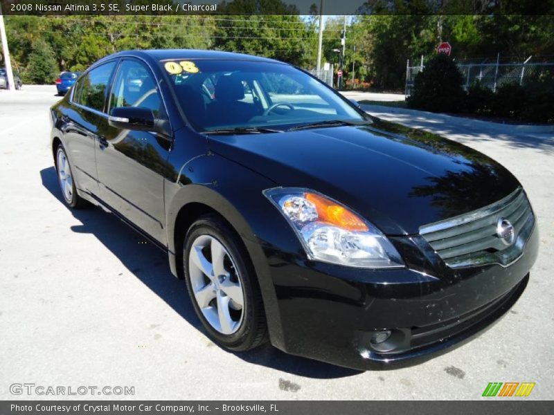 Super Black / Charcoal 2008 Nissan Altima 3.5 SE