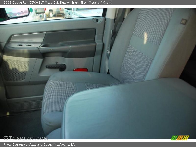 Bright Silver Metallic / Khaki 2008 Dodge Ram 3500 SLT Mega Cab Dually