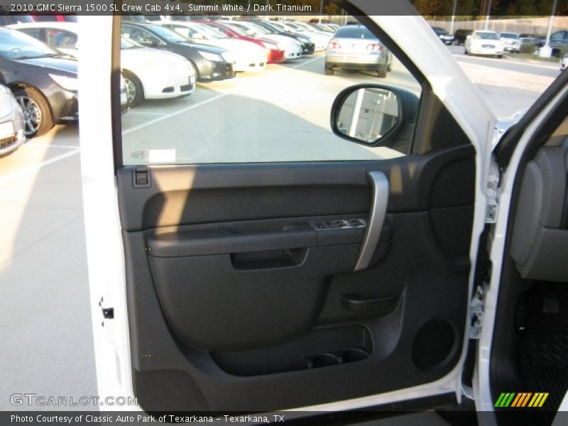 Summit White / Dark Titanium 2010 GMC Sierra 1500 SL Crew Cab 4x4