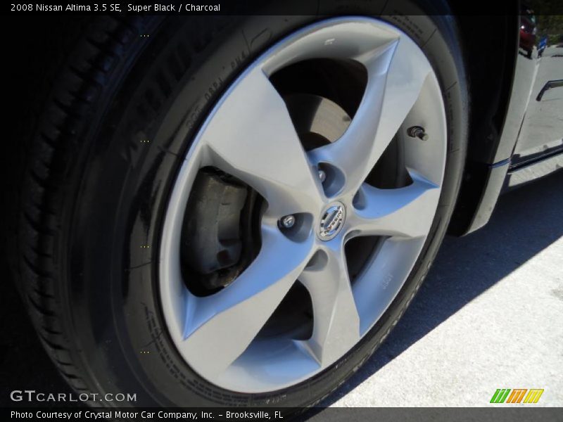 Super Black / Charcoal 2008 Nissan Altima 3.5 SE