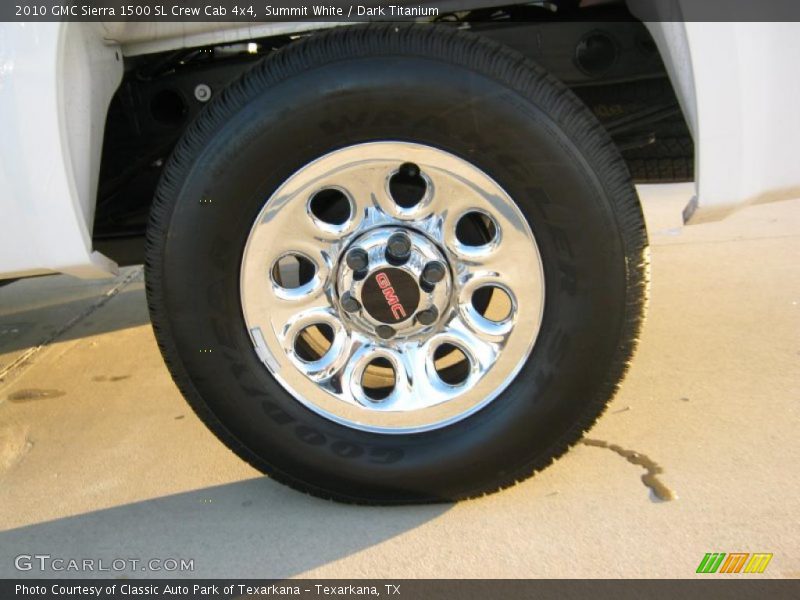  2010 Sierra 1500 SL Crew Cab 4x4 Wheel